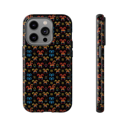 Tough Cases, Aries, Zodiac v1, Metal Pattern