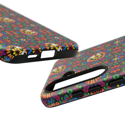 Tough Cases, Capricorn, Zodiac v2, Flower Pattern