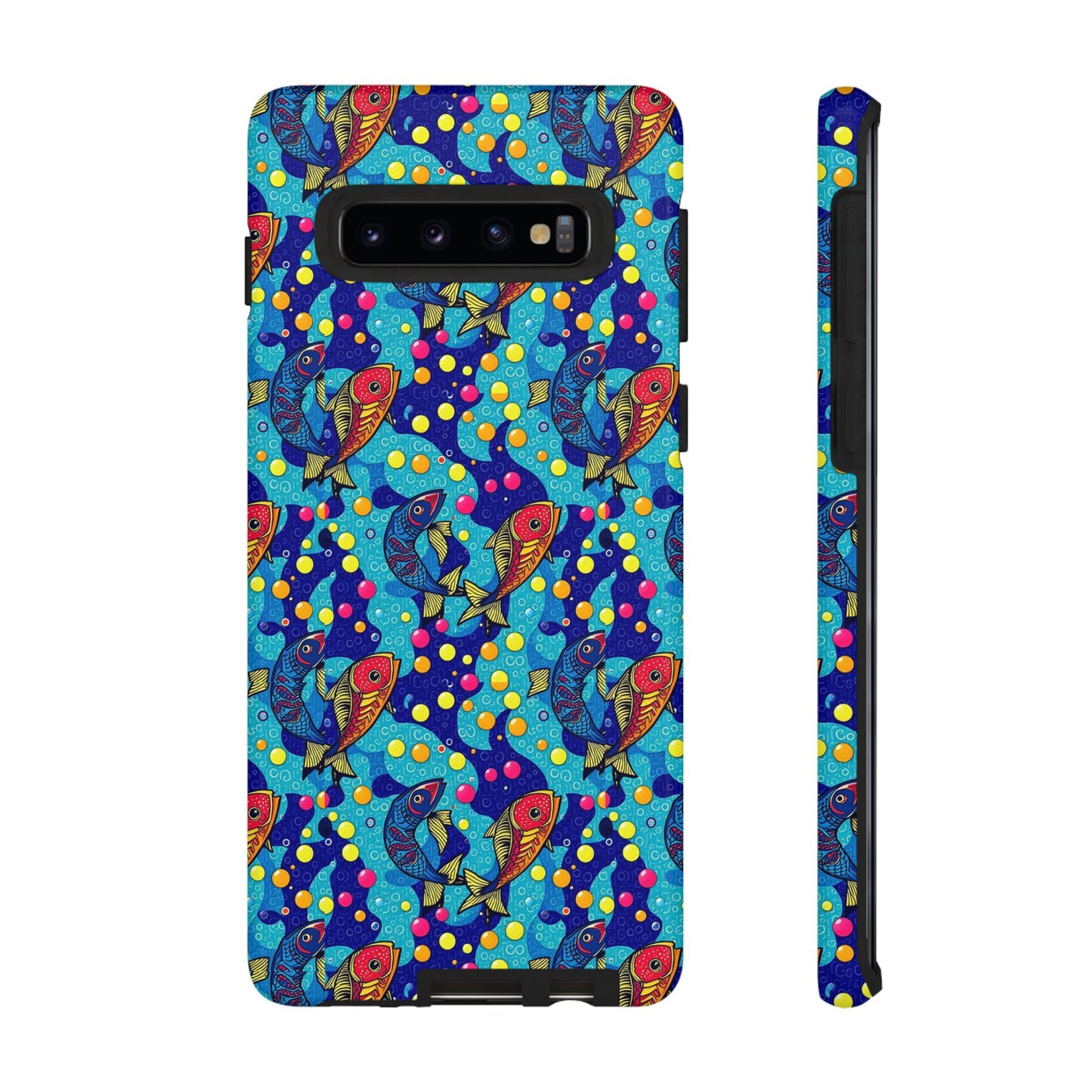 Tough Cases, Pisces, Zodiac v2, Bubble Pattern