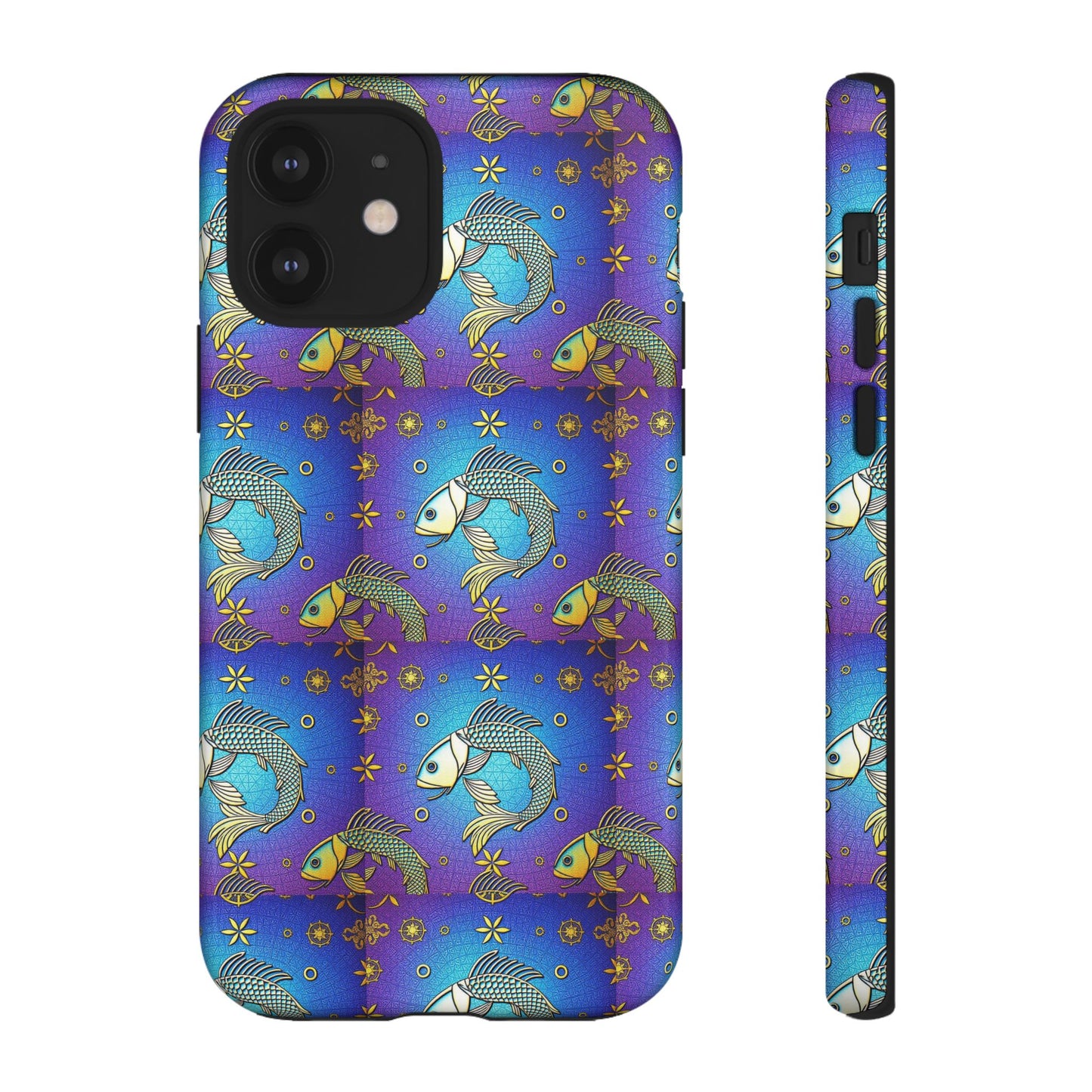 Tough Cases, Pisces, Zodiac v2, Metal Pattern