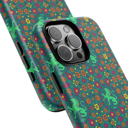 Tough Cases, Leo, Zodiac v3, Flower Pattern