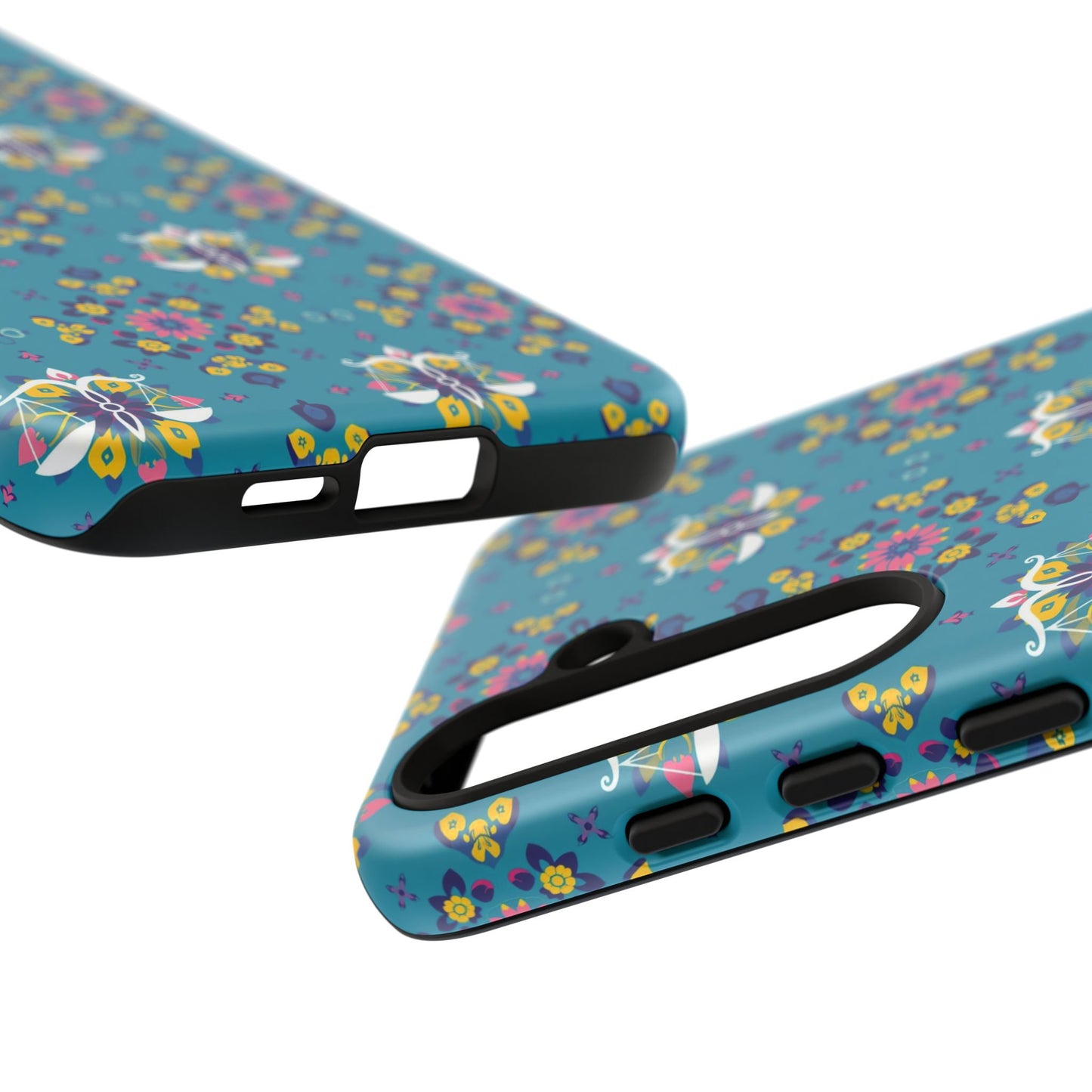 Tough Cases, Libra, Zodiac v2, Flower Pattern