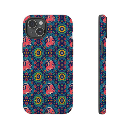 Tough Cases, Capricorn, Zodiac v1, Flower Pattern