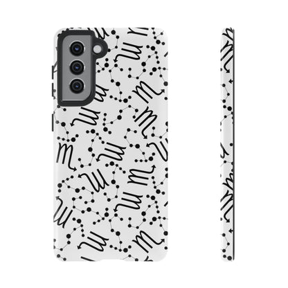 Tough Cases with the Scorpio Zodiac sign for iPhone, Samsung Galaxy, and Google Pixel devices