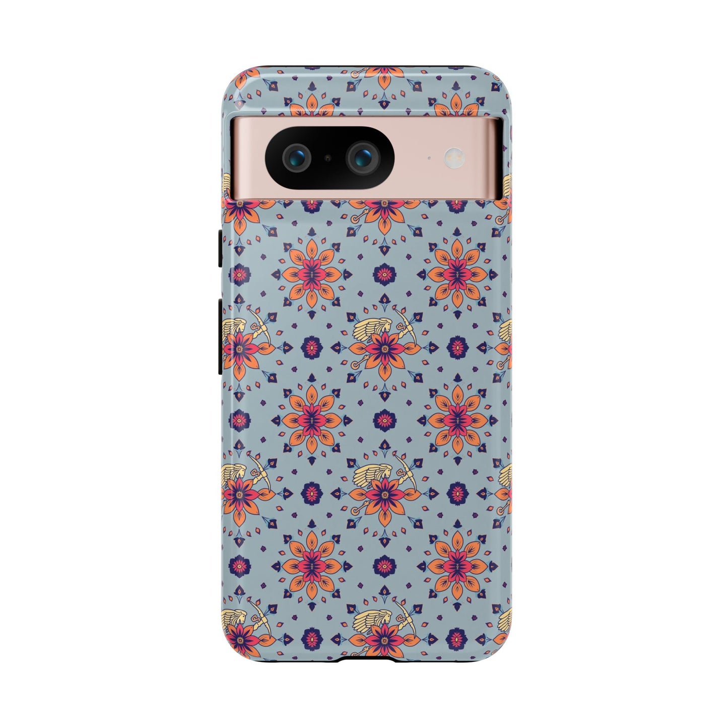 Tough Cases, Sagittarius, Zodiac v3, Flower Pattern