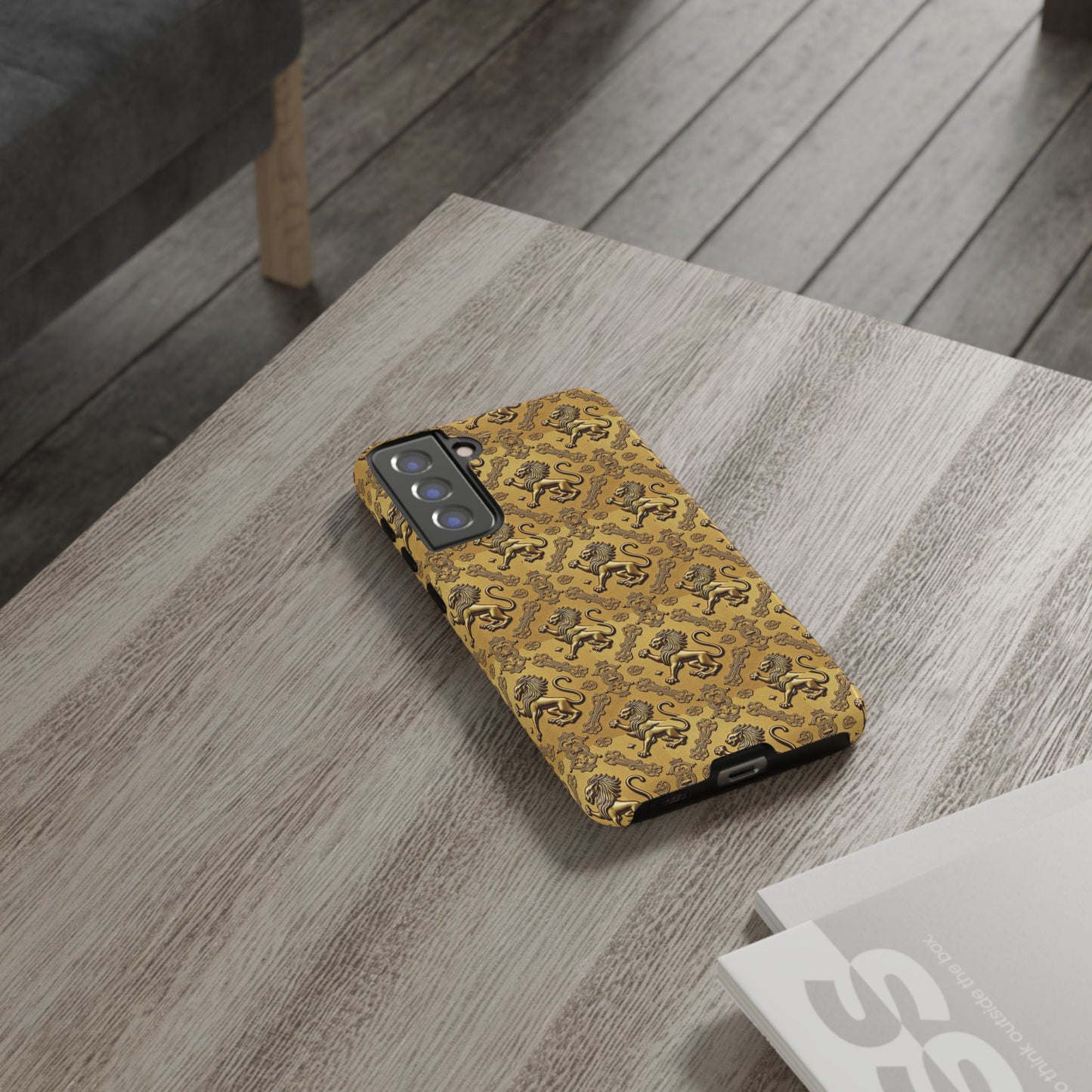 Tough Cases, Leo, Zodiac, Metal Pattern