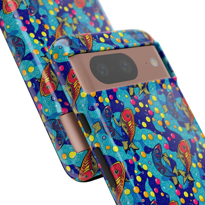 Tough Cases, Pisces, Zodiac v2, Bubble Pattern