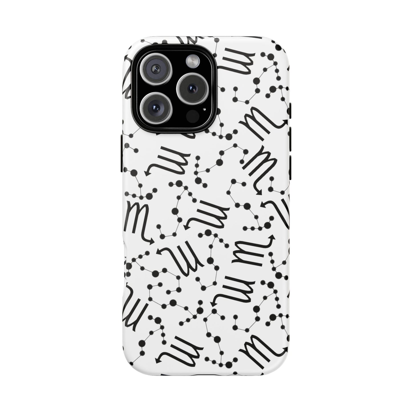 Tough Cases with the Scorpio Zodiac sign for iPhone, Samsung Galaxy, and Google Pixel devices