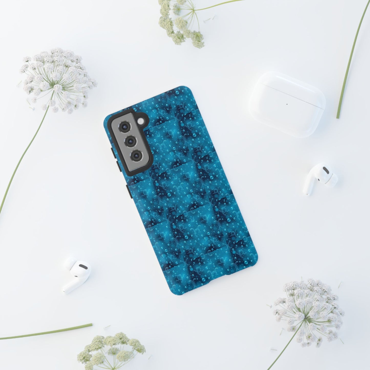 Tough Cases, Aquarius, Zodiac v3, Bubble Pattern