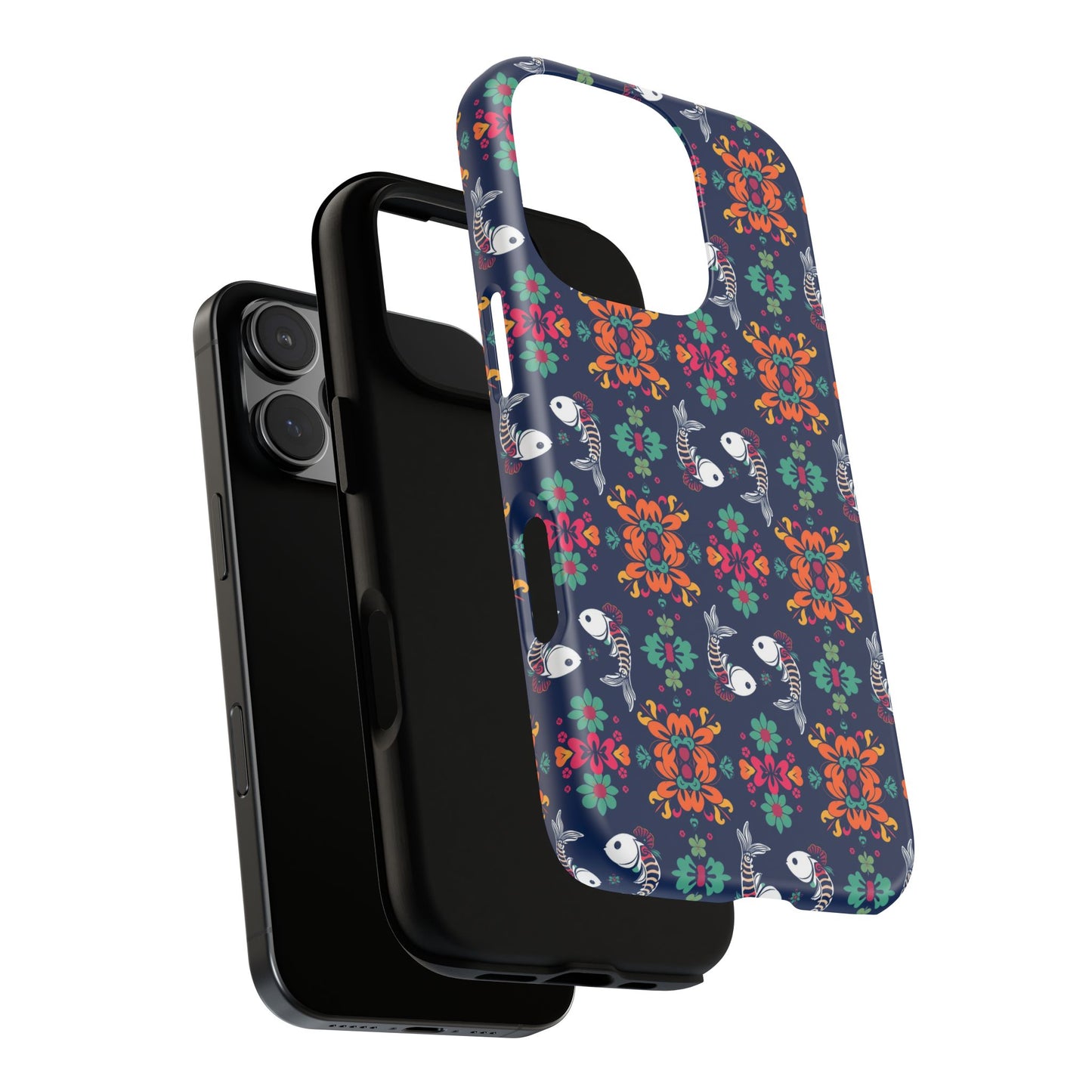 Tough Cases, Pisces, Zodiac, Flower Pattern