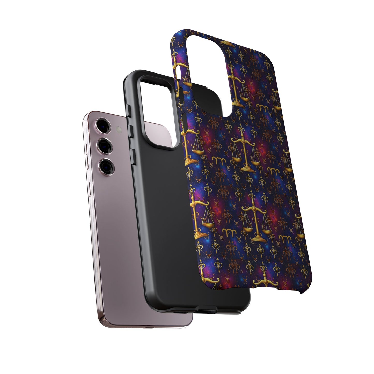 Tough Cases, Libra, Zodiac v2, Metal Pattern
