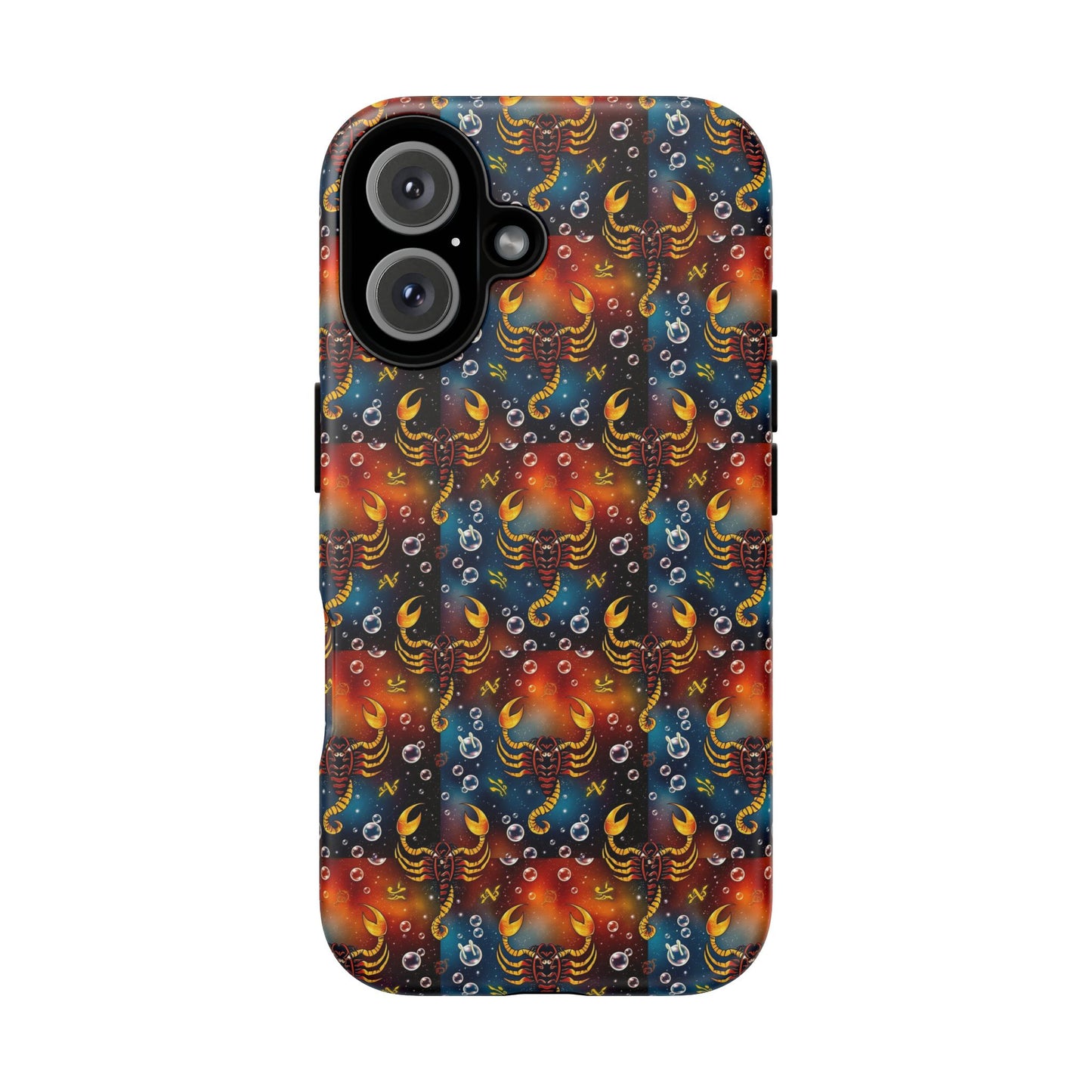 Tough Cases, Scorpio, Zodiac v2, Bubble Pattern
