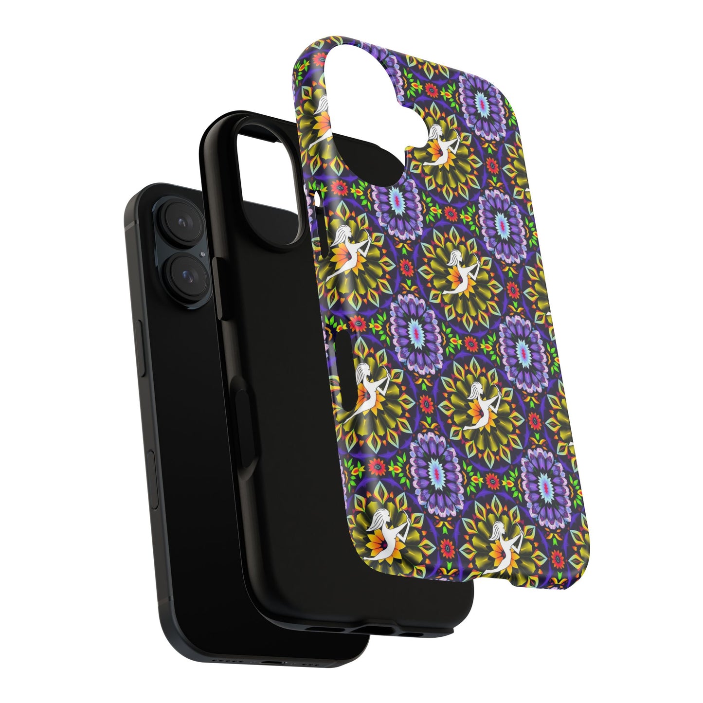 Tough Cases, Sagittarius, Zodiac v1, Flower Pattern