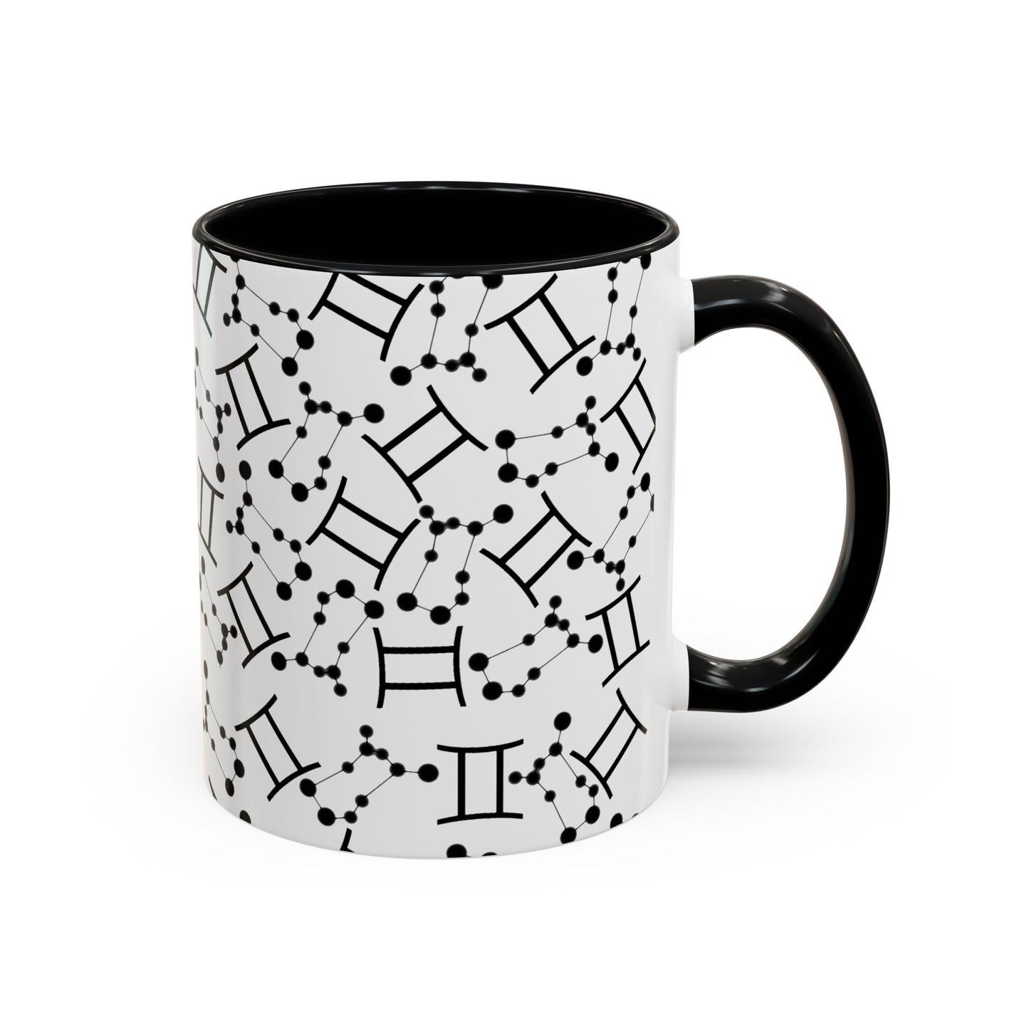 Accent Coffee Mug with the Gemini sign (11, 15oz)