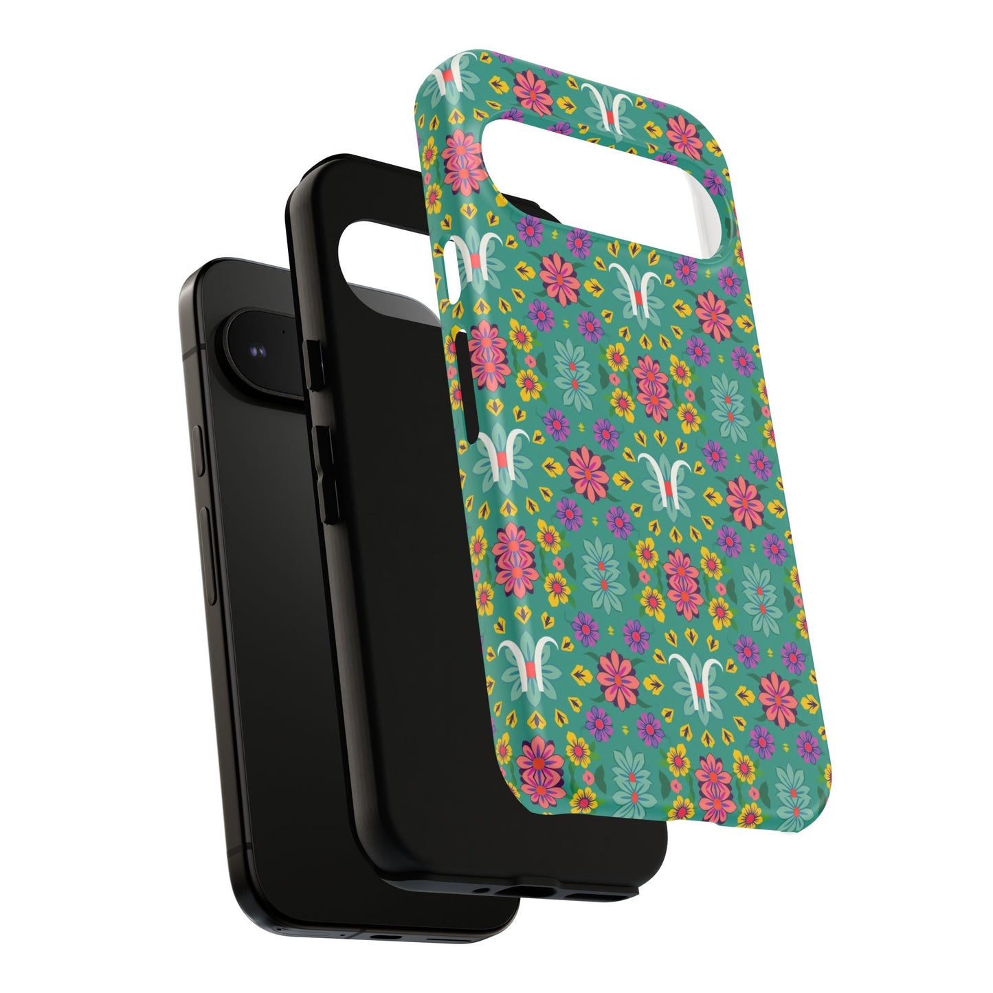 Tough Cases, Aquarius, Zodiac v4, Flower Pattern