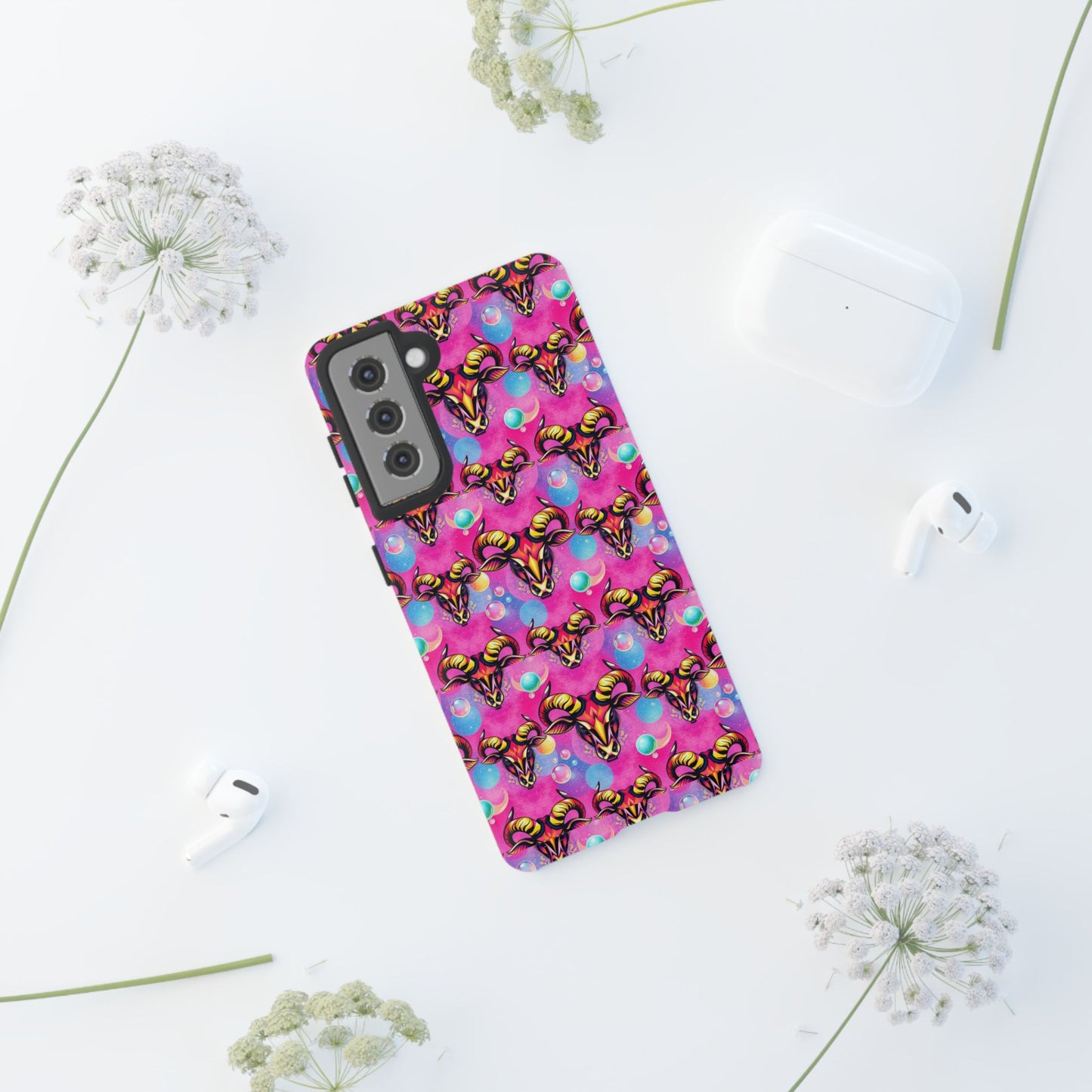 Tough Cases, Taurus, Zodiac, Bubble Pattern