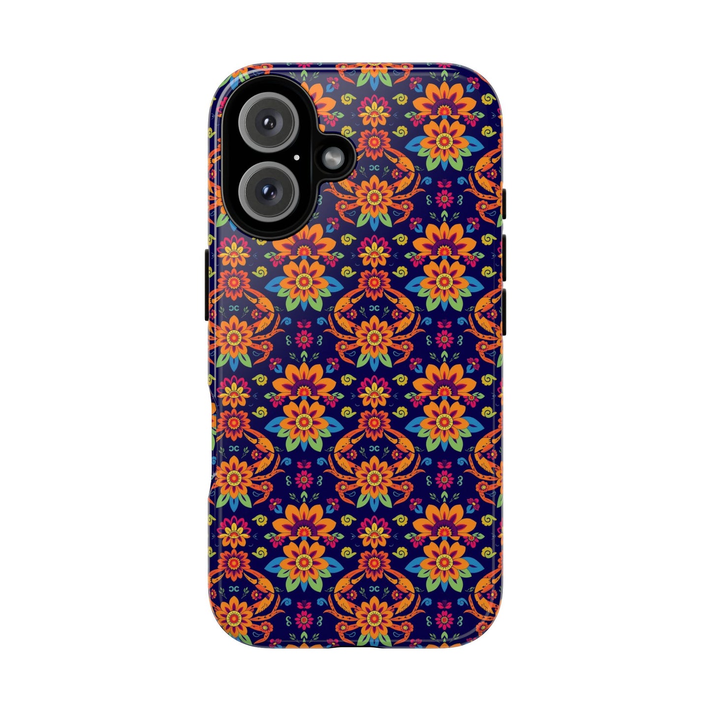 Tough Cases, Cancer, Zodiac, Flower Pattern