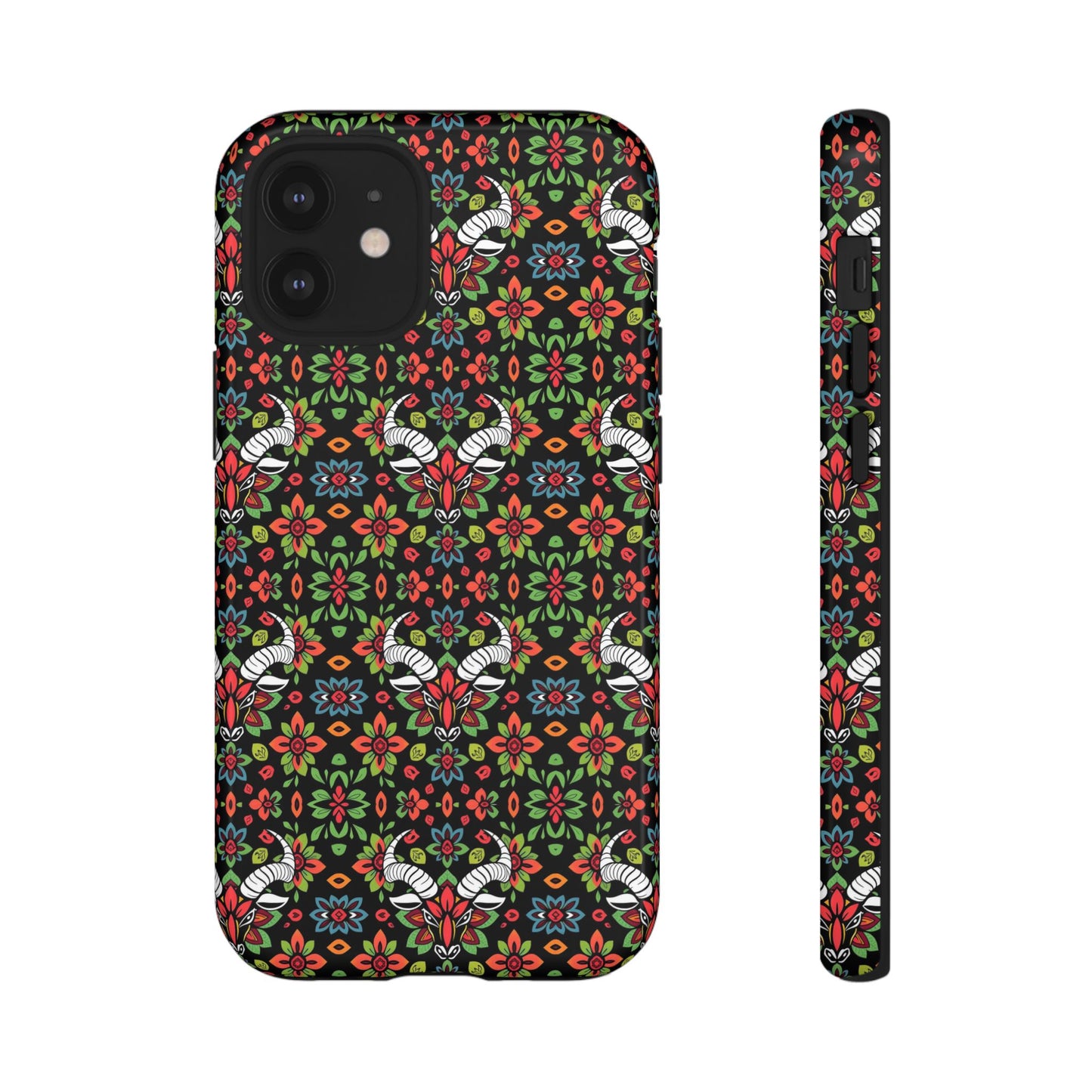 Tough Cases, Taurus, Zodiac v2, Flower Pattern