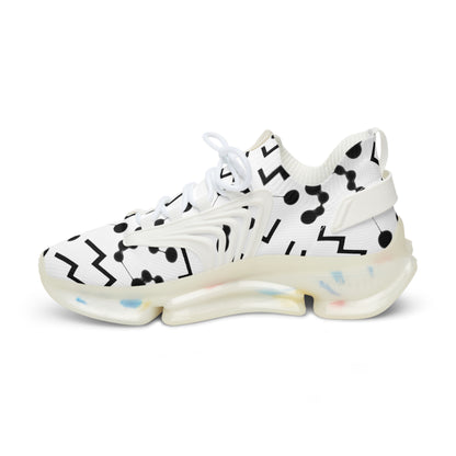 Men's Mesh Sneakers, Aquarius Zodiac Sign, all over print