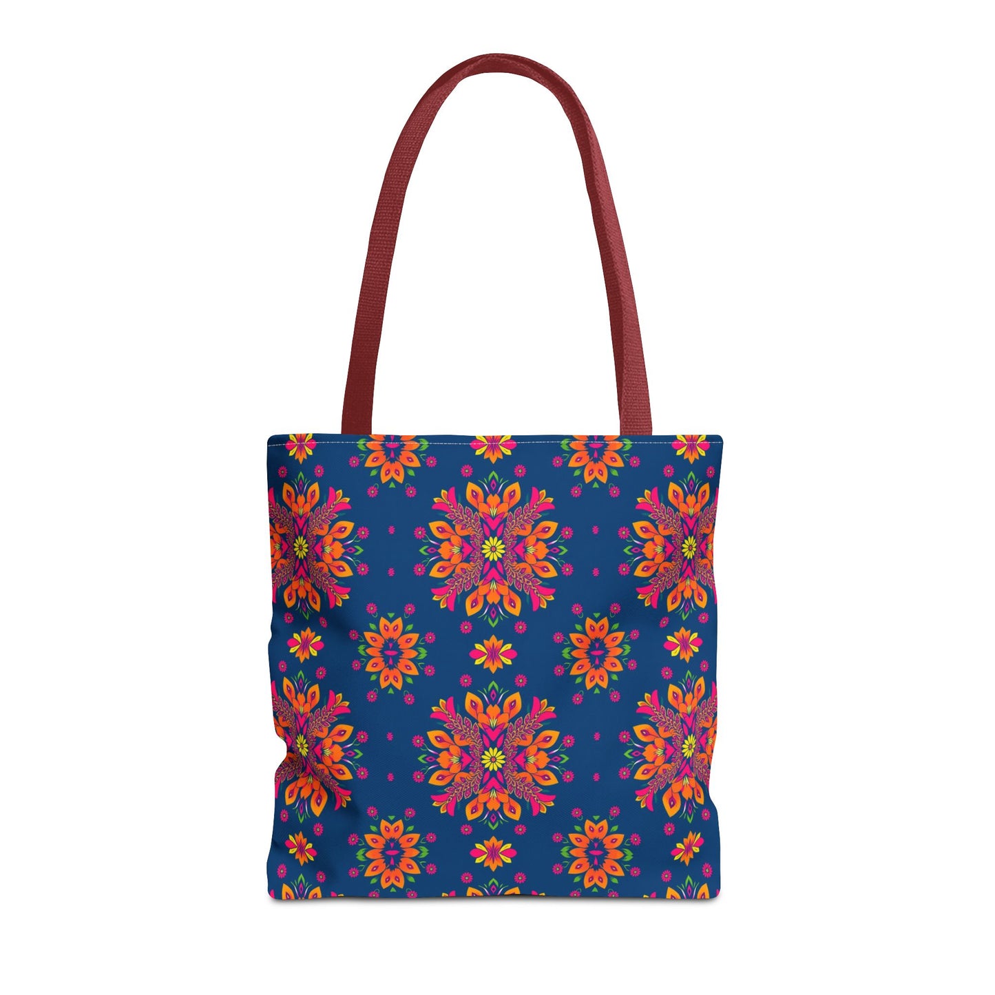 Tote Bag (AOP), Gemini, Zodiac v2, Flower Pattern
