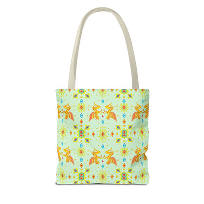 Tote Bag (AOP), Gemini, Zodiac v1, Jewel Pattern