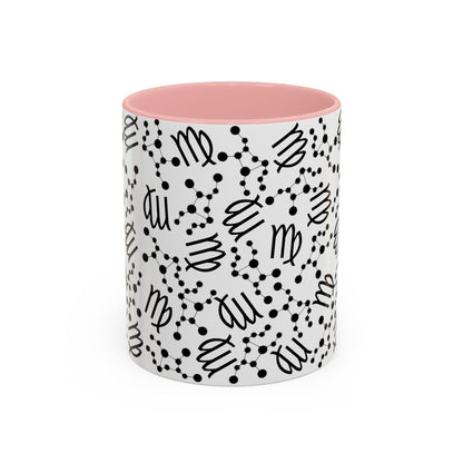 Accent Coffee Mug with the Virgo sign (11, 15oz)