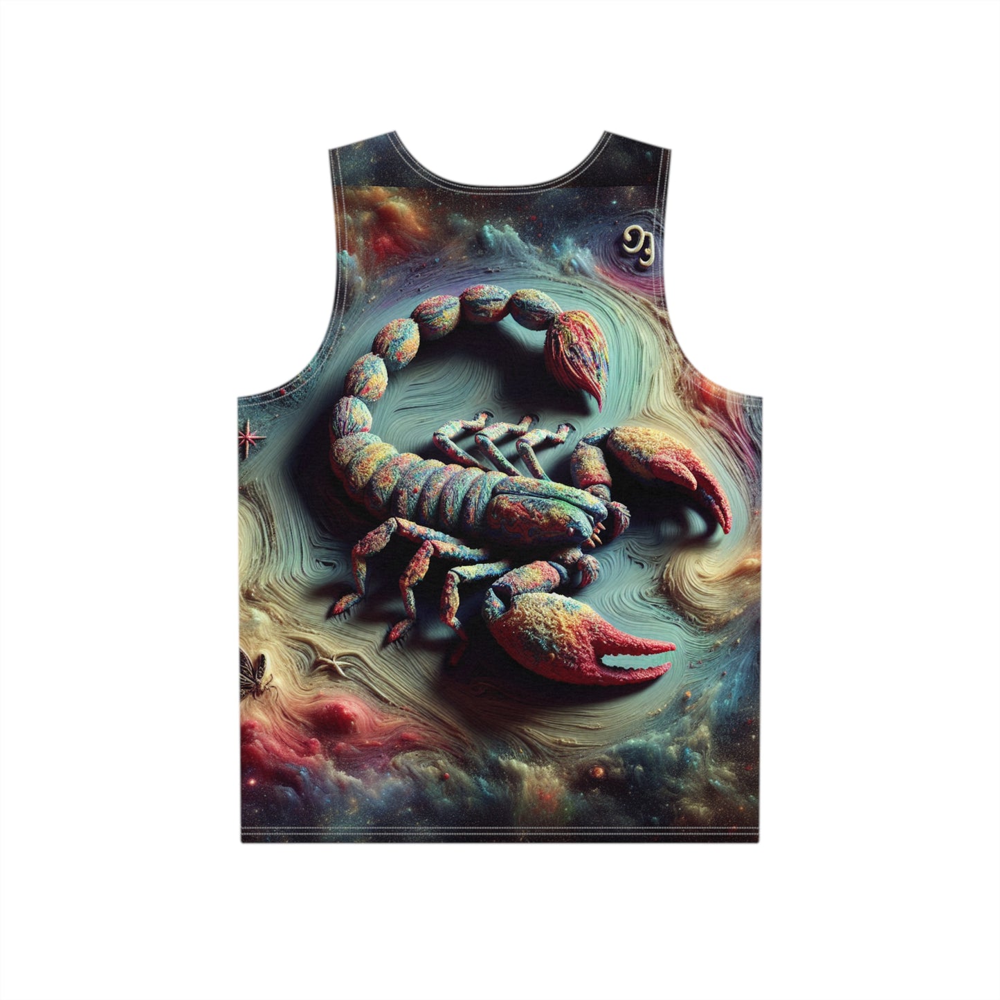 Men's Tank (AOP), Regular fit, Scorpio Space Zodiac Sign