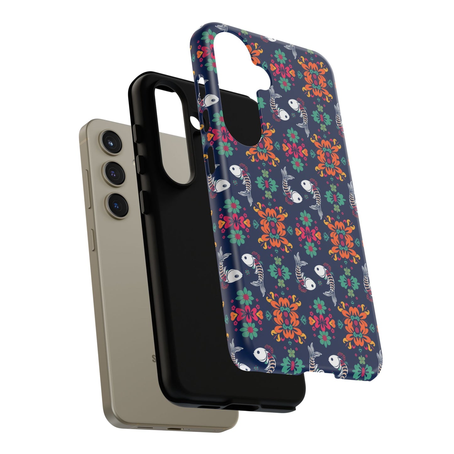 Tough Cases, Pisces, Zodiac, Flower Pattern