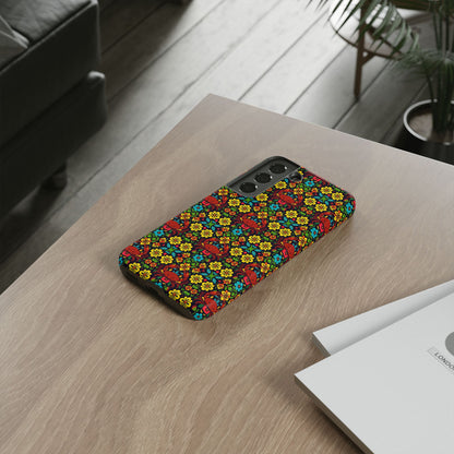 Tough Cases, Cancer, Zodiac v2, Flower Pattern