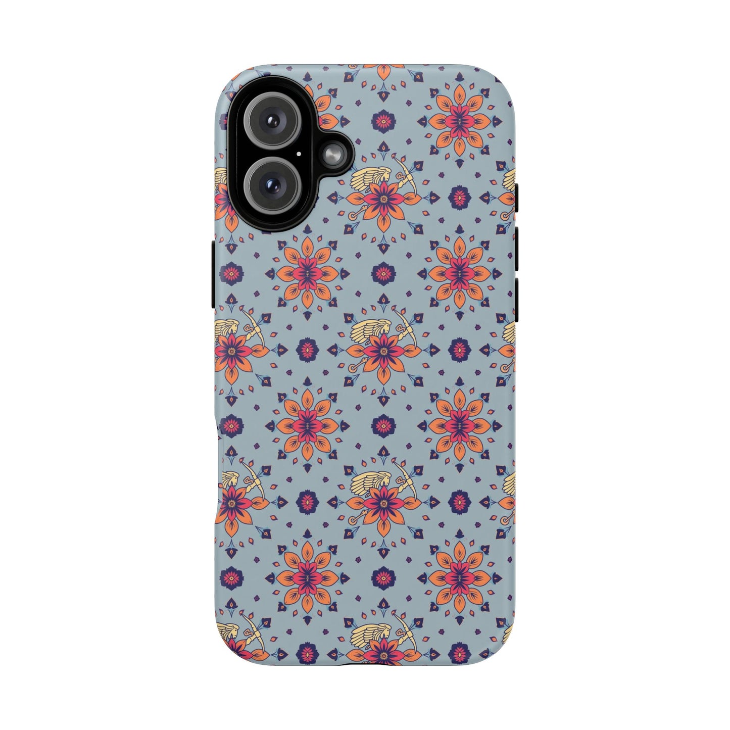 Tough Cases, Sagittarius, Zodiac v3, Flower Pattern