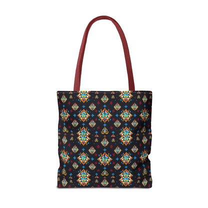 Tote Bag (AOP), Sagittarius, Zodiac v1, Jewel Pattern