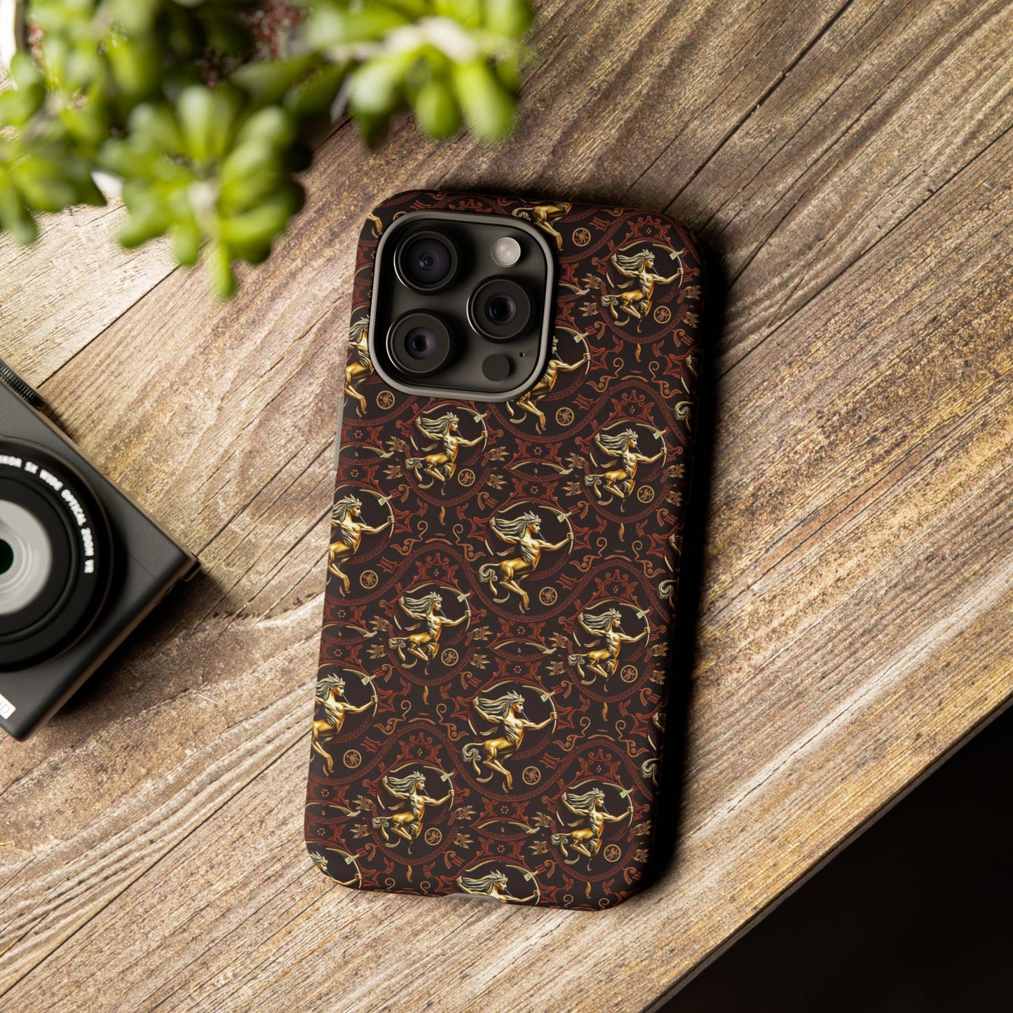 Tough Cases, Sagittarius, Zodiac, Metal Pattern