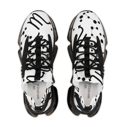 Men's Mesh Sneakers, Scorpio Zodiac Sign, all over print