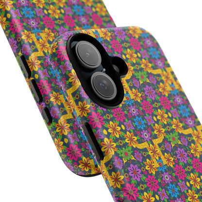 Tough Cases, Gemini, Zodiac v3, Flower Pattern
