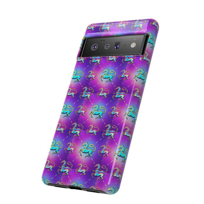 Tough Cases, Aquarius, Zodiac, Metal Pattern