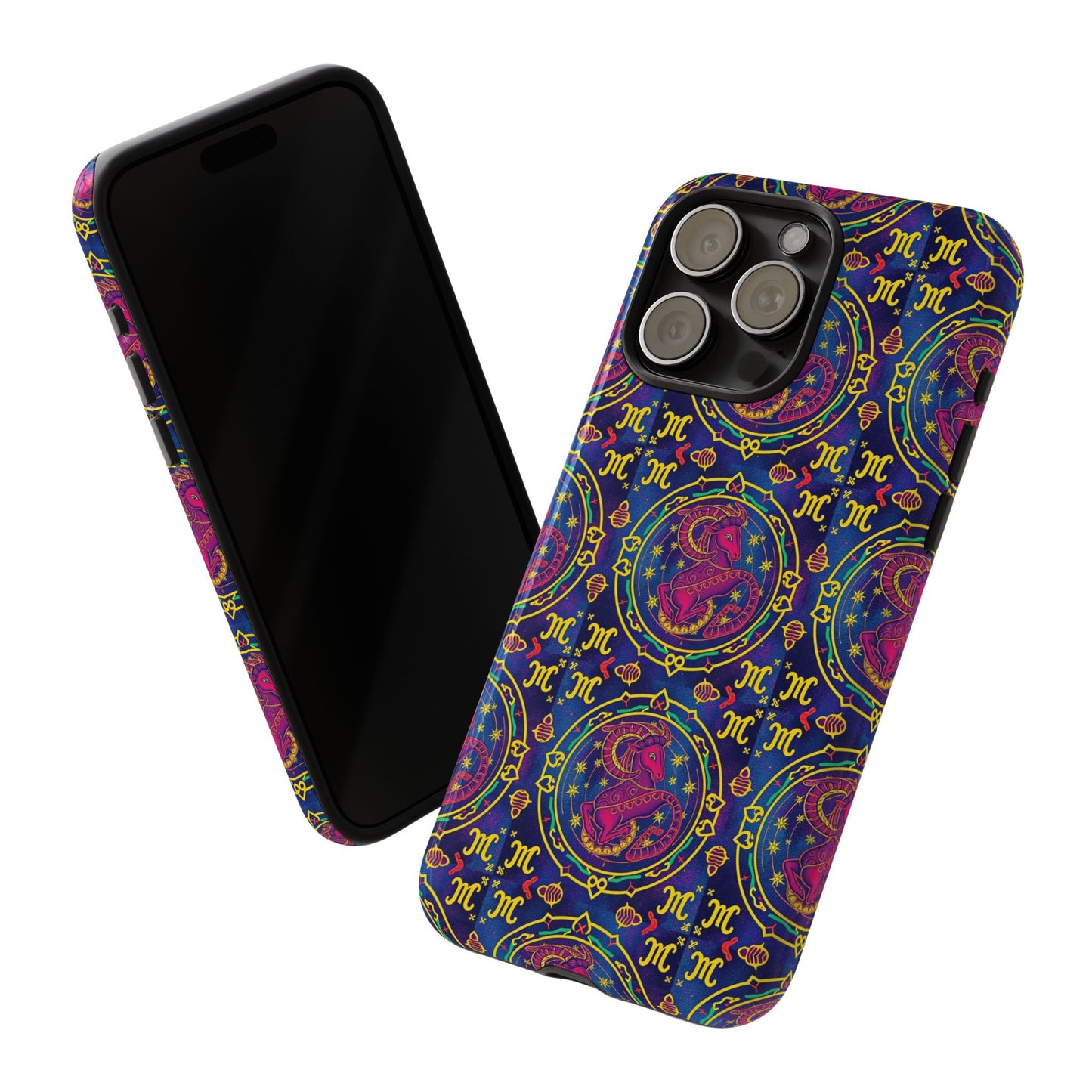 Tough Cases, Capricorn, Zodiac, Metal Pattern