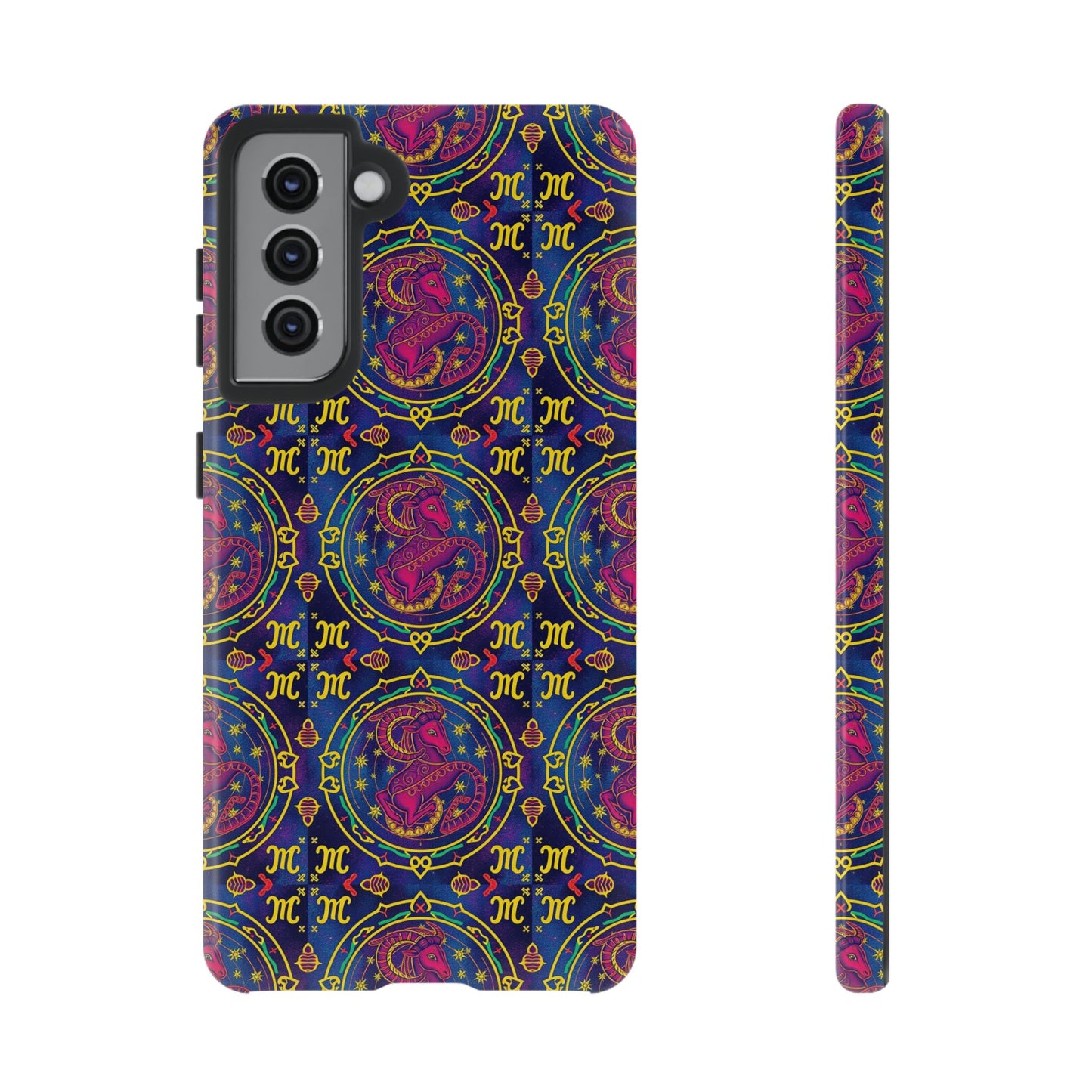 Tough Cases, Capricorn, Zodiac, Metal Pattern