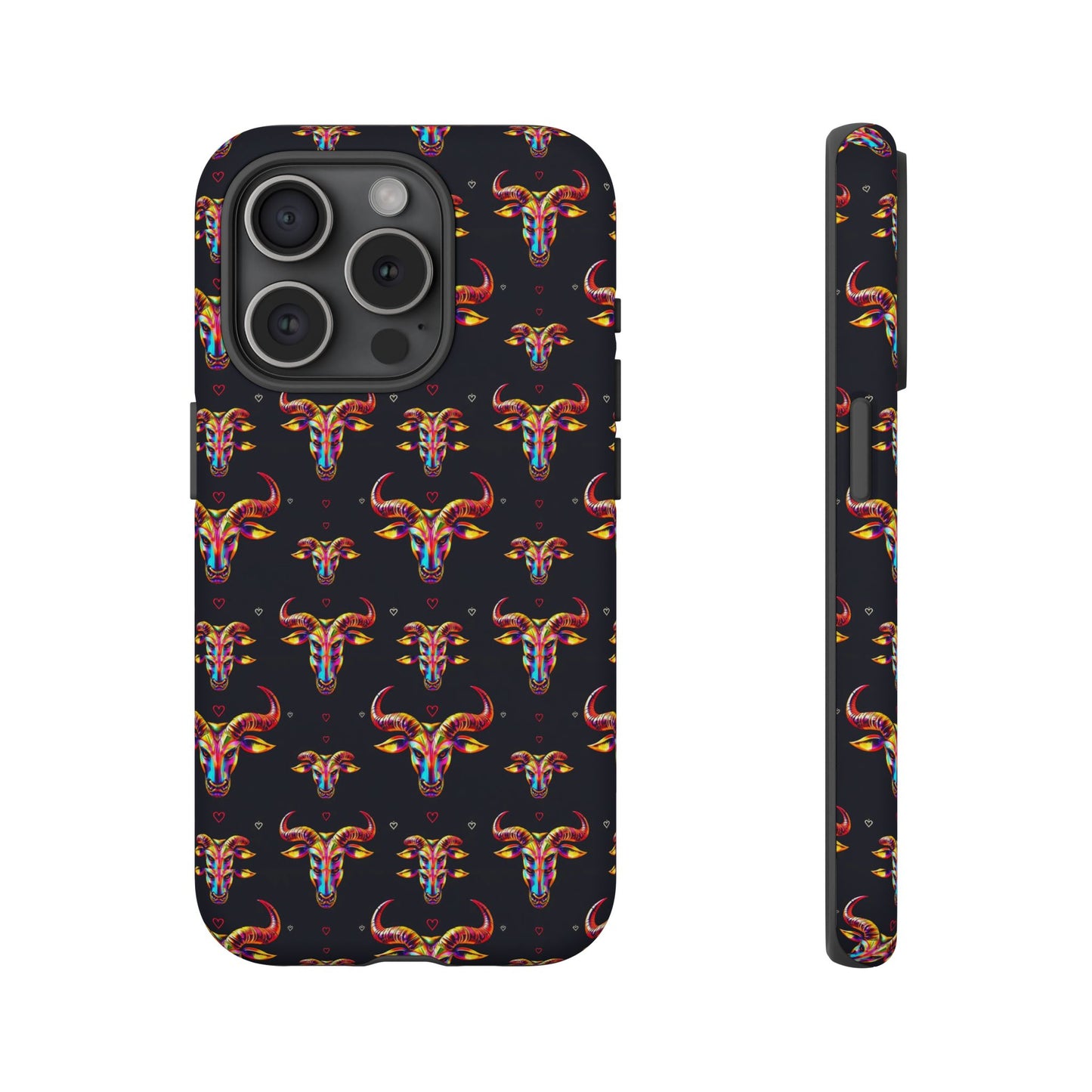 Tough Cases, Taurus, Zodiac, Metal Pattern