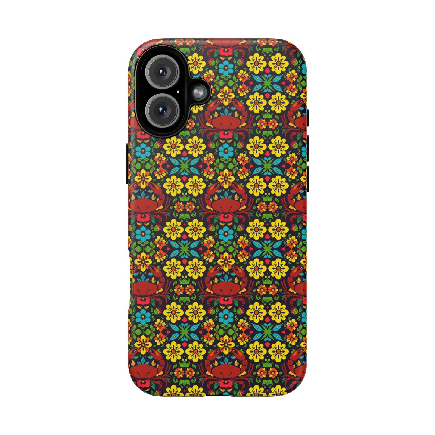 Tough Cases, Cancer, Zodiac v2, Flower Pattern