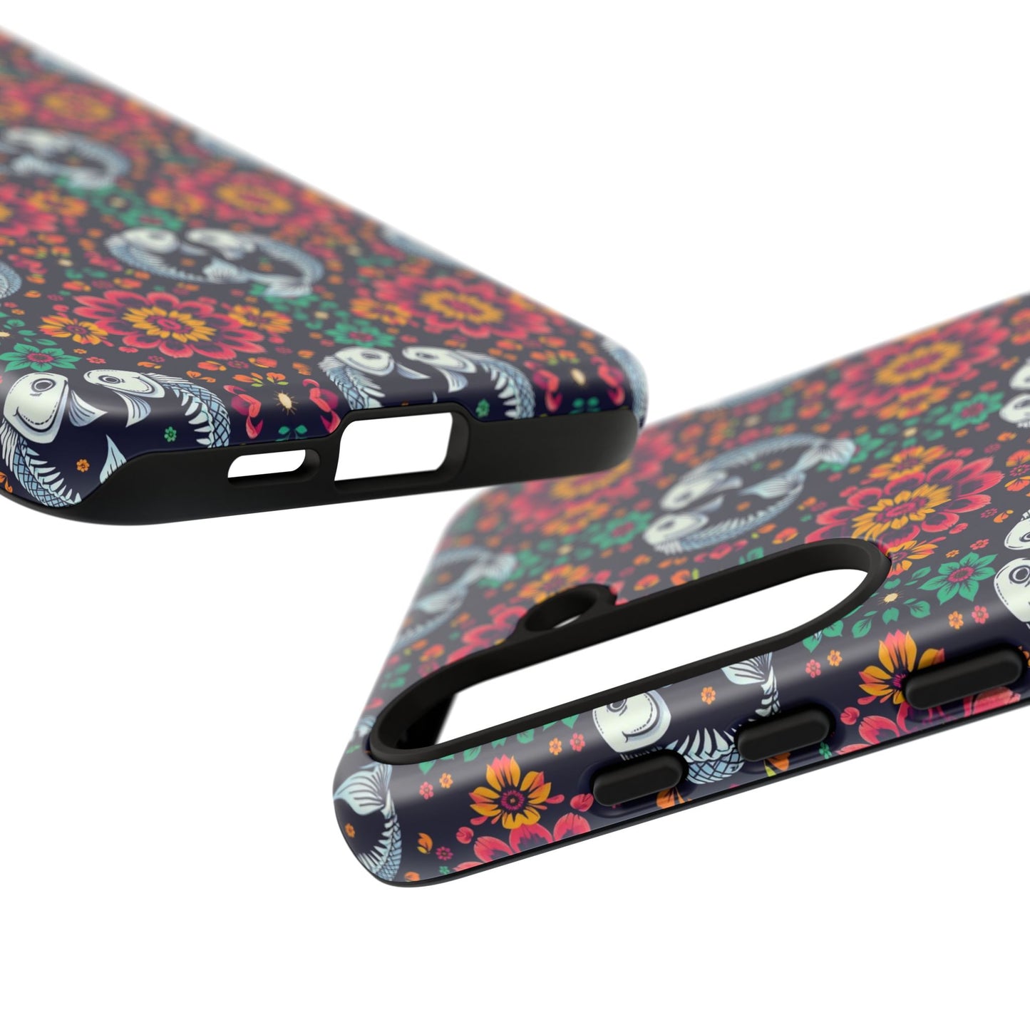 Tough Cases, Pisces, Zodiac v4, Flower Pattern