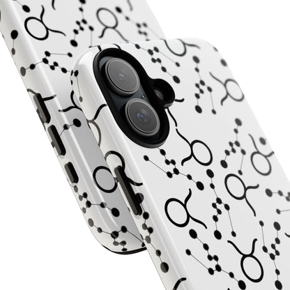 Tough Cases with the Taurus Zodiac sign for iPhone, Samsung Galaxy, and Google Pixel devices