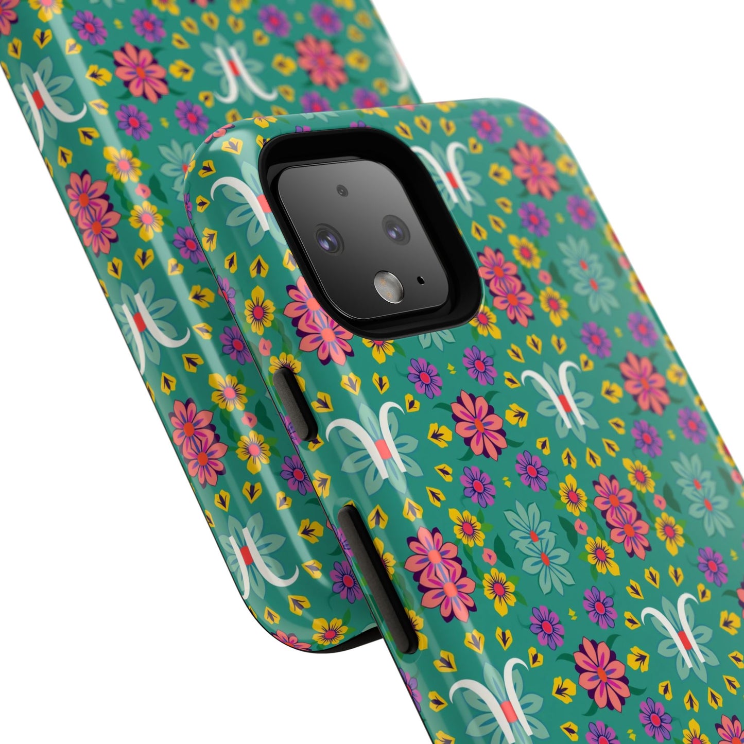 Tough Cases, Aquarius, Zodiac v4, Flower Pattern