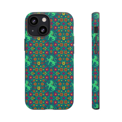Tough Cases, Leo, Zodiac v3, Flower Pattern