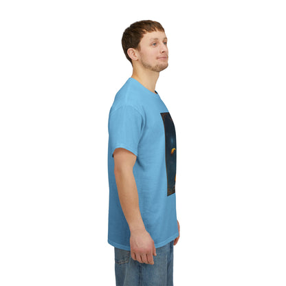 Unisex Heavy Cotton T-Shirt, King of Lions, Leo Zodiac Design