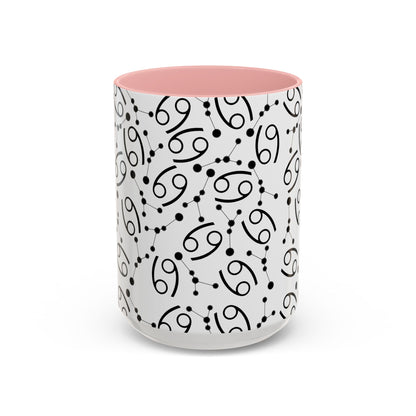 Accent Coffee Mug with the Cancer sign (11, 15oz)