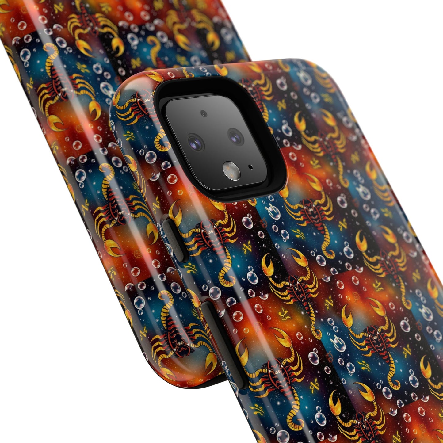 Tough Cases, Scorpio, Zodiac v2, Bubble Pattern
