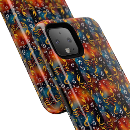 Tough Cases, Scorpio, Zodiac v2, Bubble Pattern