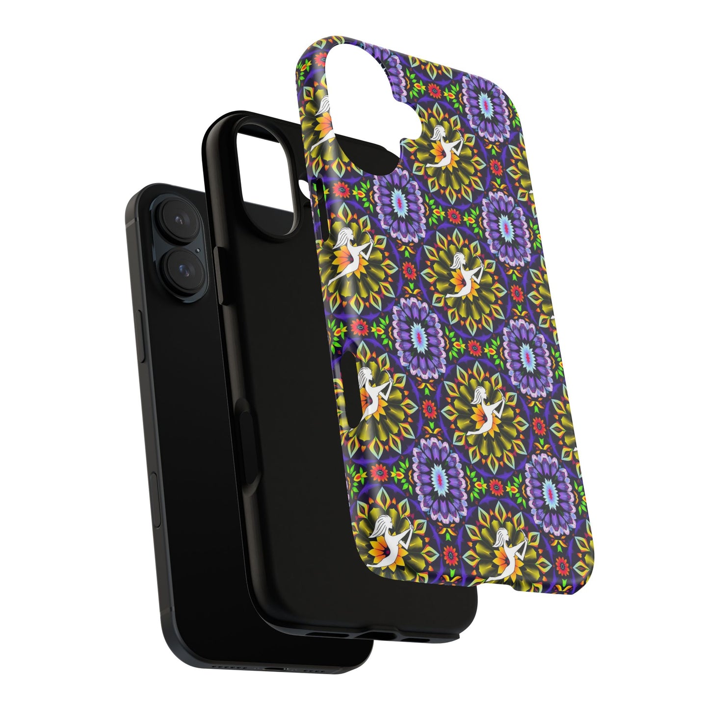 Tough Cases, Sagittarius, Zodiac v1, Flower Pattern