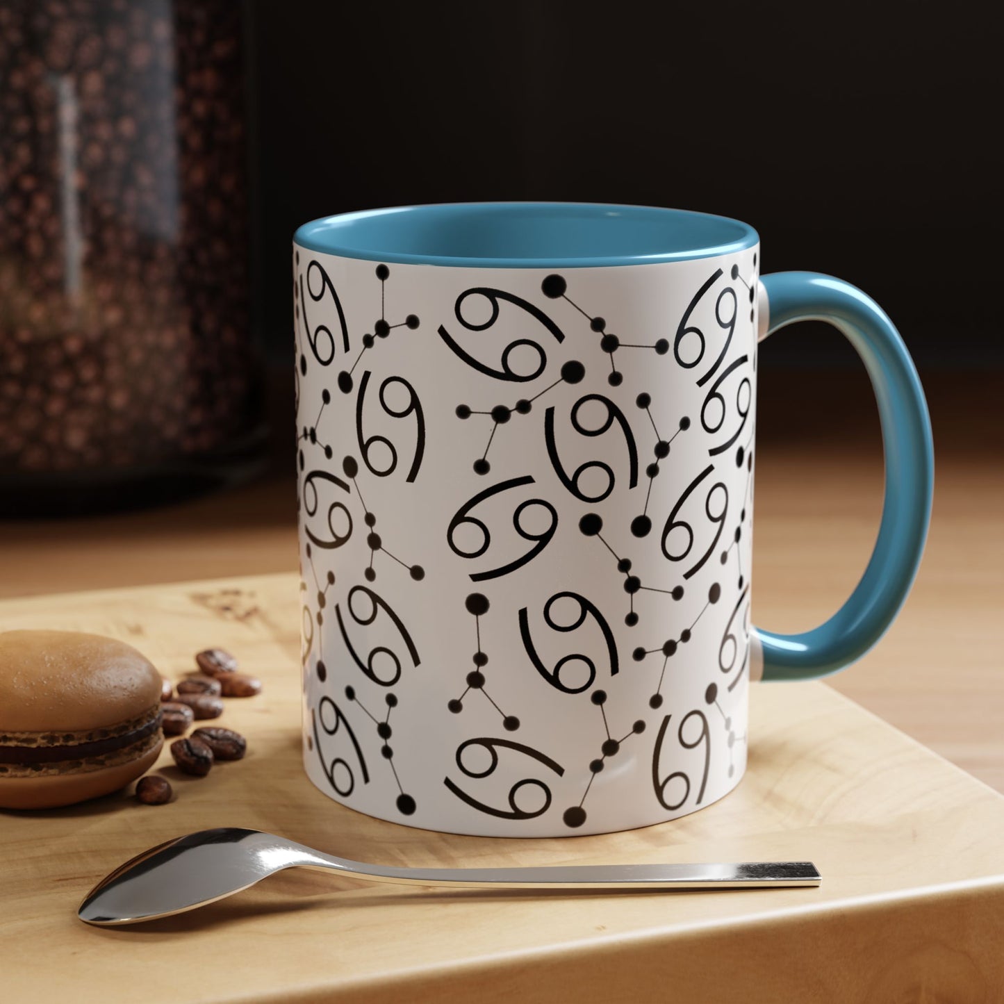 Accent Coffee Mug with the Cancer sign (11, 15oz)