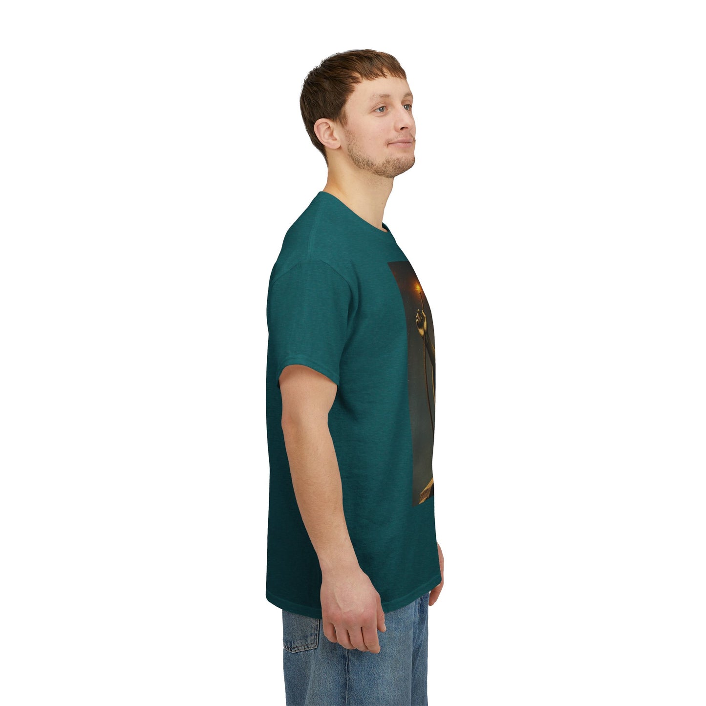 Unisex Heavy Cotton T-Shirt, Taurus God, Zodiac Design